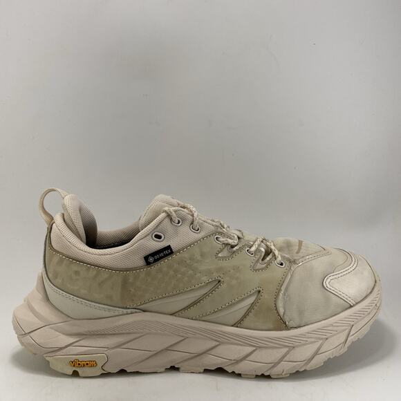 Hoka One One Shoes - Hoka One One Anacapa Low Hiking Sneakers Womens Size 8.5 Eggnog/Shifting Sand